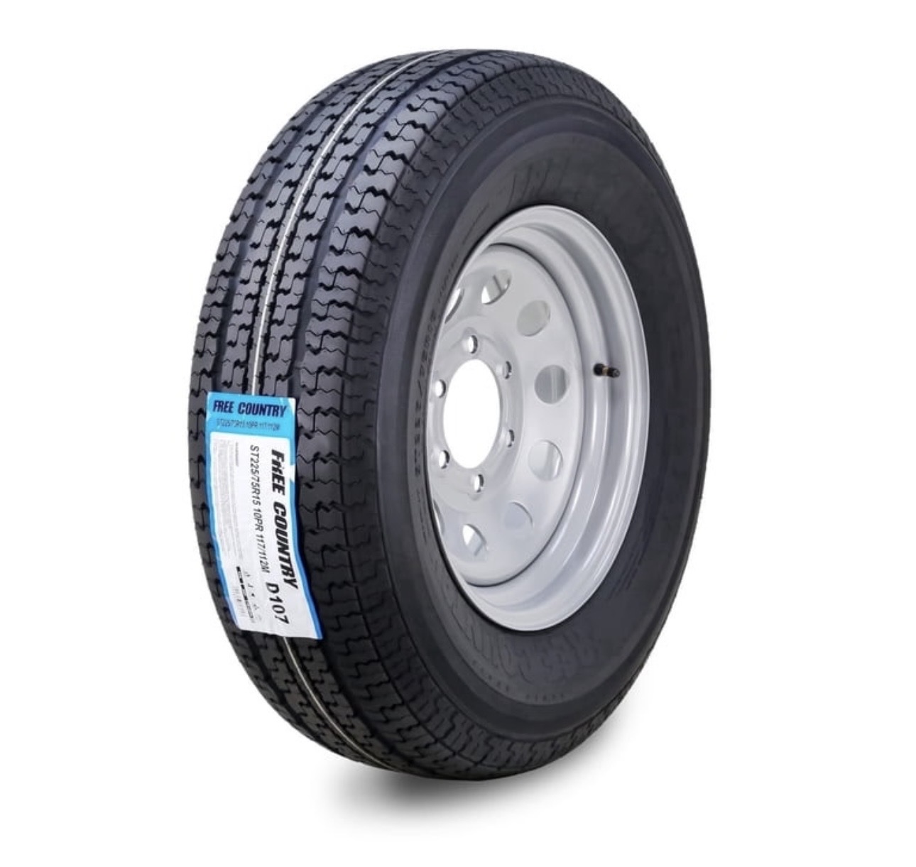 6 lug silver mod tire and wheel