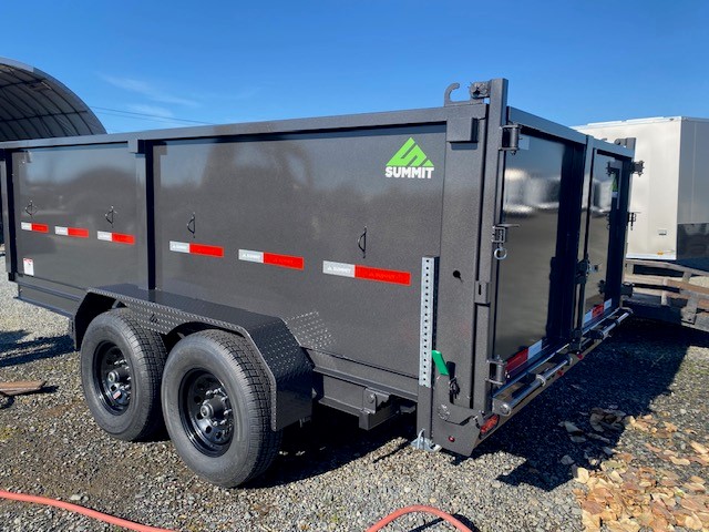 7X14 CASCADE DUMP HIGH SIDE photo 2